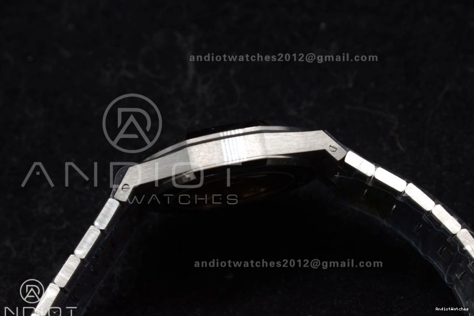 Black Royal Oak Frosted 1034 SA3120 Super Clone Edition Dial Textured SS Thermal SS 1:1 On Bracelet Best 15454 37mm APSF 1107